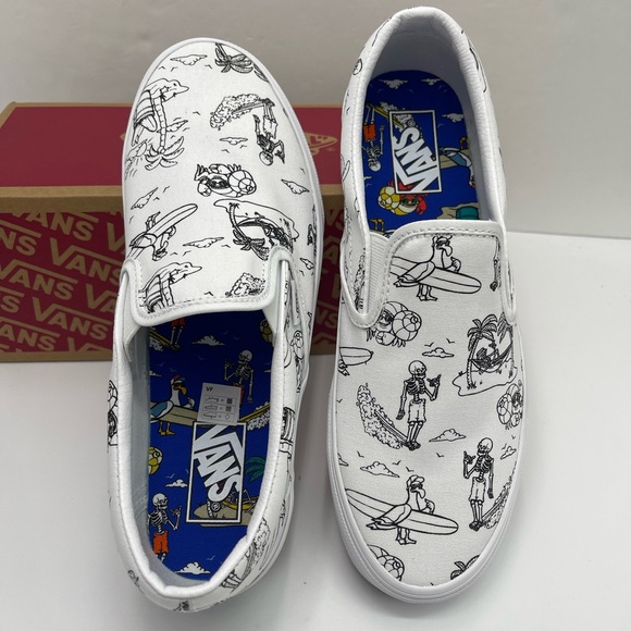 Vans WMNS Classic Slip-On
Low Tide True White/True
VN0A5JLXBPD Sneakers - Picture 9 of 16